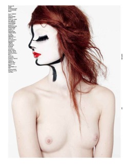 The concept of Illustrations by René Gruau in Dazed and Confused fashion story_10