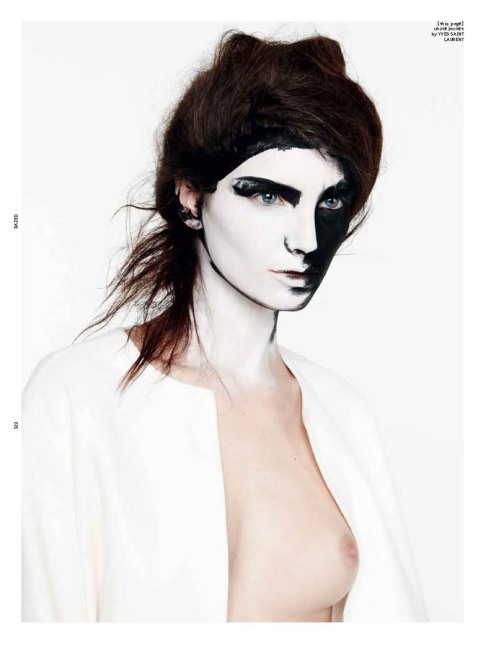 The concept of Illustrations by René Gruau in Dazed and Confused fashion story_8