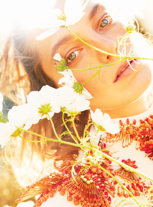 Daria Werbowy is Heaven on Earth for W Magazine’s January Issue by Ryan McGinley_1